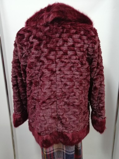 куртка из искусственного МЕХА_BORDO_44/46