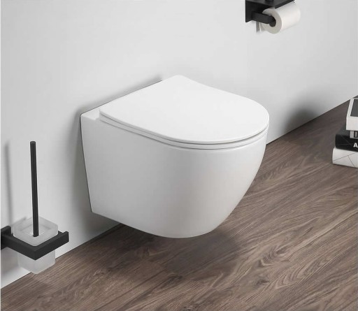 БЕЗОБОДКОВЫЙ УНИТАЗ VELDMAN TORNADO VILA SLIM PREMIUM SEAT