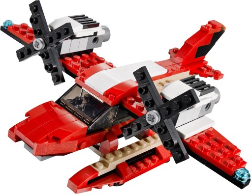 LEGO CREATOR 31024 Красные конструкции 3 в 1 Автомобиль-динозавр Самолет