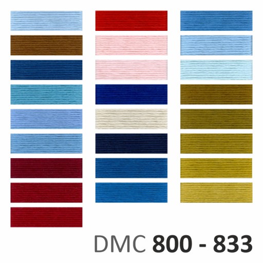 Мулина DMC 809 речная глубина