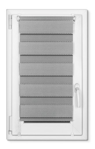 Рулонная штора день-ночь DECORI 81х150 РАТТАН