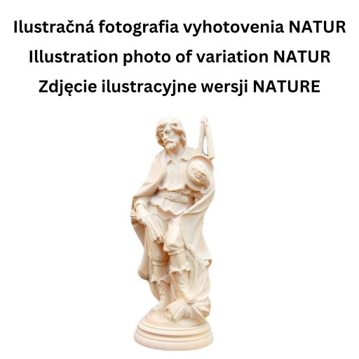 Szopka Gwiazda Poranna -Stajnia i 17 figurek - Kolor, 15 cm / 66 x 30