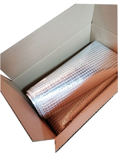 FOLIA DACHOWA PAROIZOLACYJNA ALUMINIOWA SECCO ALU 110g - 22,5m² + TAŚMA ALU