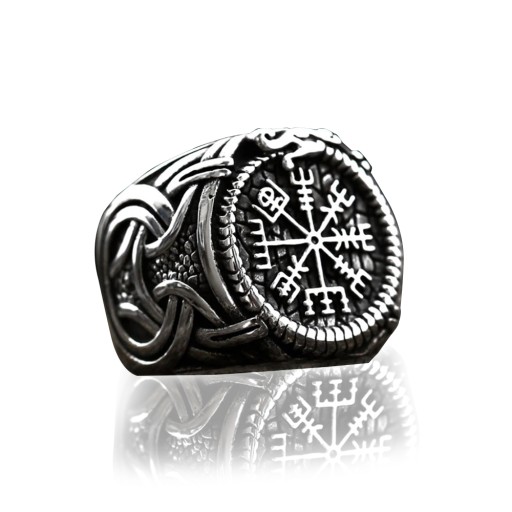 VEGVISIR NORDIC SIGNET СТАЛЬНОЙ КОМПАС ВИКИНГА