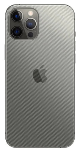 FOLIA OCHRONNA CARBON NA TYŁ DO IPHONE 12 / 12 PRO