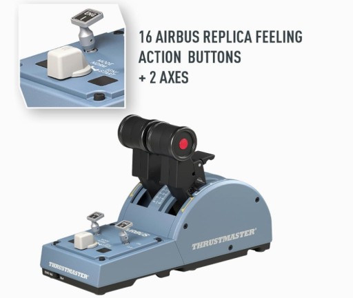 Дроссельная заслонка Thrustmaster TCA Quadrant Airbus Edition для ПК