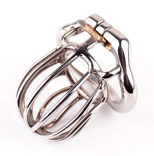 Pas cnoty Chastity Belt klatka na penisa + Stalowy Dilator