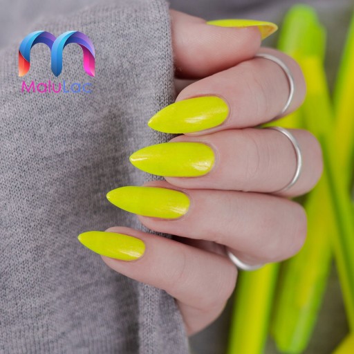 MaluLac lakier hybrydowy do paznokci NEONOWY #1037