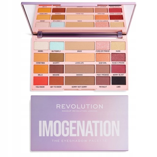 Палетка теней для век Makeup Revolution X Imogenation