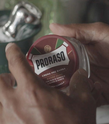 PRORASO крем перед бритьем RED LINE 100мл
