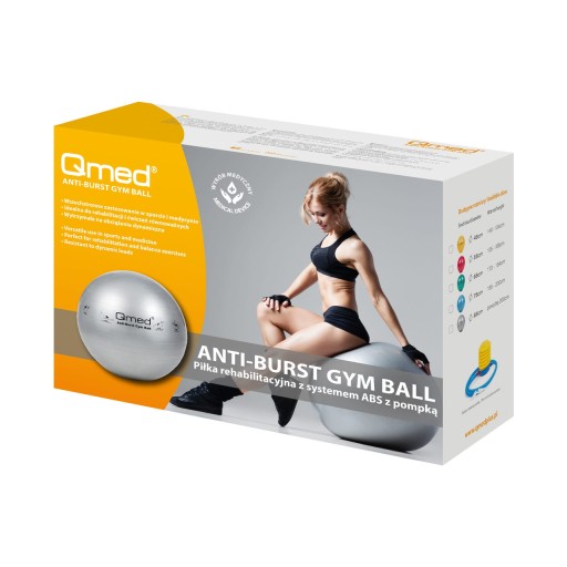 Реабилитационный мяч с системой ABS, 45 см.