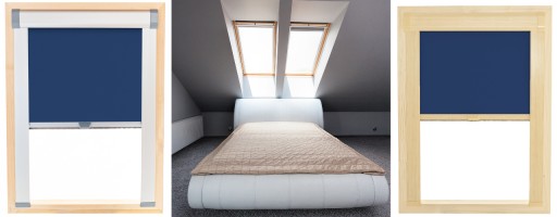 Roleta dachowa do okien VELUX 78x160 MK10 M10 310 zaciemniająca termiczna