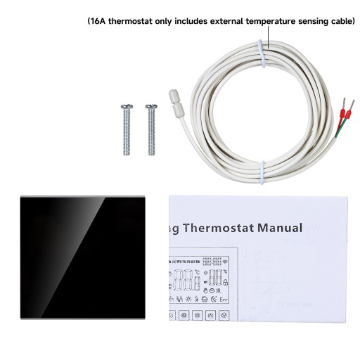TUYA LCD WIFI ТЕРМОСТАТ для газового/водяного котла теплого пола 3А