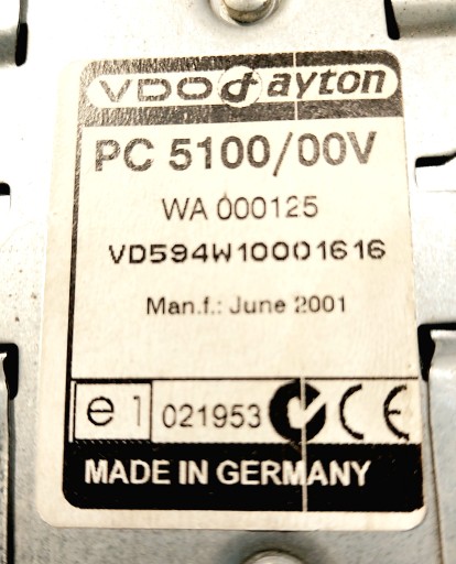 Навигационный компьютер VDO Dayton PC 5100/00V
