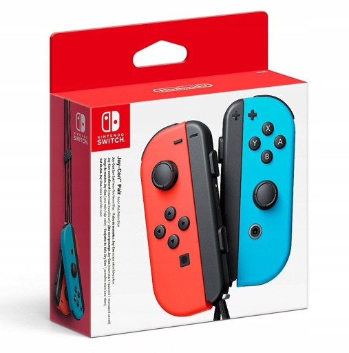 Контроллер переключателя NINTENDO Красный Синий Неон