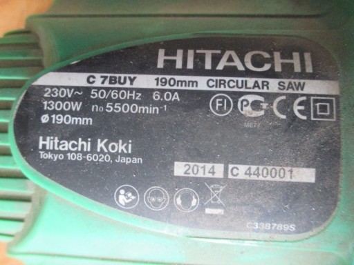 HIKOKI (Hitachi) C7КУПИТЬ Ручная циркулярная пила