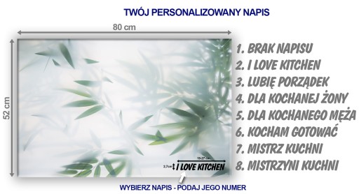 SZKLANA DESKA NA KUCHENKĘ 80x52 076B MGŁA