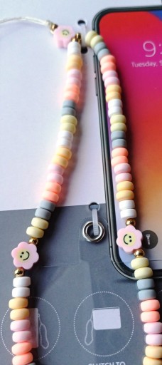 Ремешок для телефона бусины PASTEL