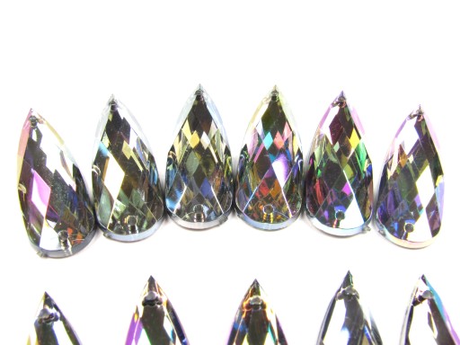 CYRKONIE DO PRZYSZYCIA ŁZA 5szt. 30x10mm