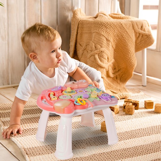 CHODZIK PCHACZ INTERAKTYWNY STOLIK EDUKACYJNY PANEL 5w1 DLA DZIECI MALUCHA