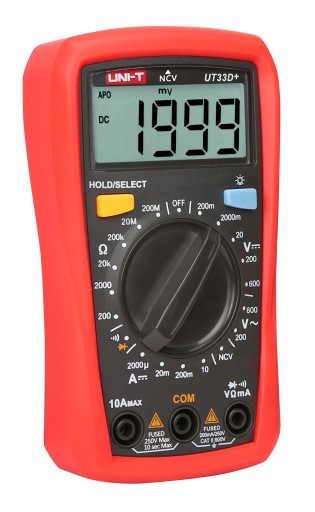 Мультиметр AC/DC NCV UT33D+ CURRENT VOLTAGE