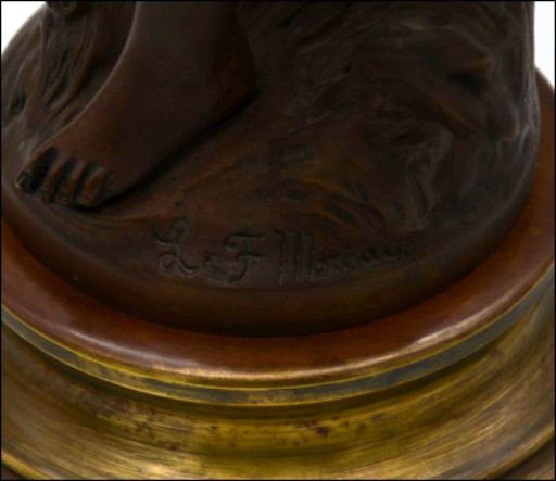 Уникальная фигура женщины в стиле модерн Л.Ф.Моро1461