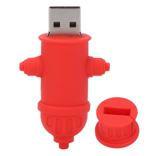 USB-флешка в виде пожарного гидранта.