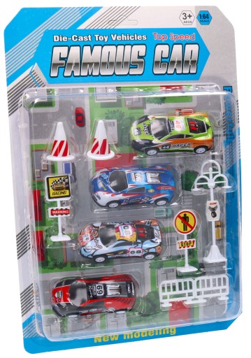 КОМПЛЕКТ Дорожных знаков CARS SET 4439