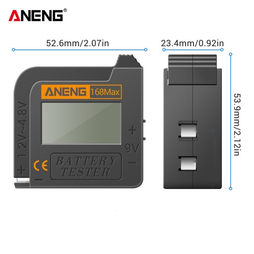 Цифровой тестер аккумуляторных батарей ANENG 168MAX