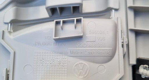 Накладка средней стойки, Volkswagen OE 5G3867244