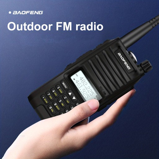 Профессиональная двухдиапазонная радиостанция Baofeng UV-E70 с двойным дисплеем,