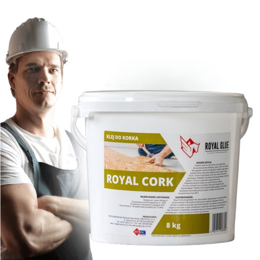ROYAL CORK 8kg Silny Klej Montażowy Dyspersyjny Kleje do Korka