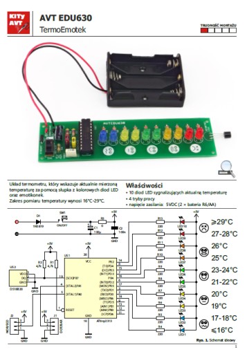 AVTEDU630 TermoEmotek - Набор для обучения пайке своими руками