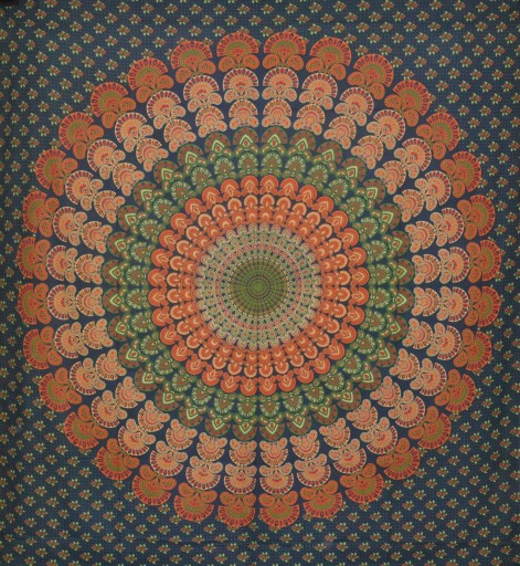 Индийский BILLET XXL батик восточный хлопок MANDALA