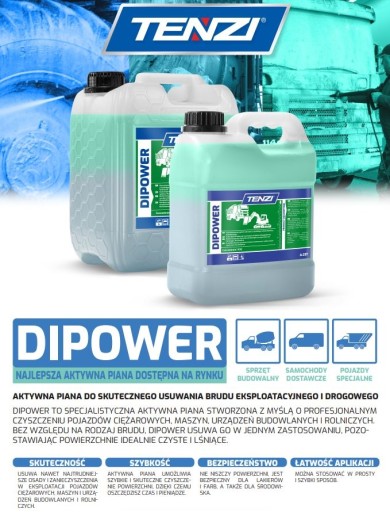TENZI DIPOWER SUPER ACTIVE FOAM димер Средство для чистки тензомашин 20кг