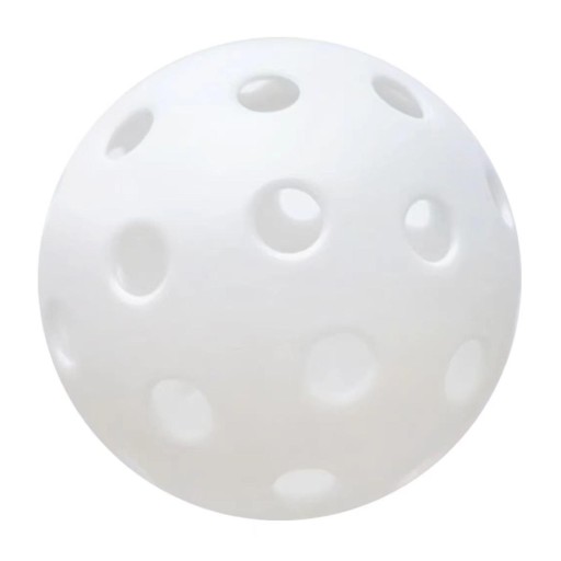Светящийся шар Pickleball, специально разработанный для использования на открытом воздухе, белый