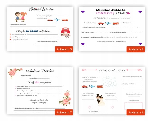 ZŁOTA PERSONALIZOWANA KSIĘGA GOŚCI ANKIETY 100str