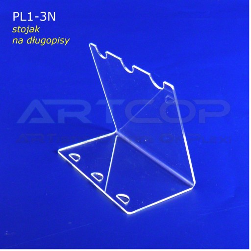 Подставка для ручек PL1-3N - вертикальная Изготовлена ​​из PLEXI