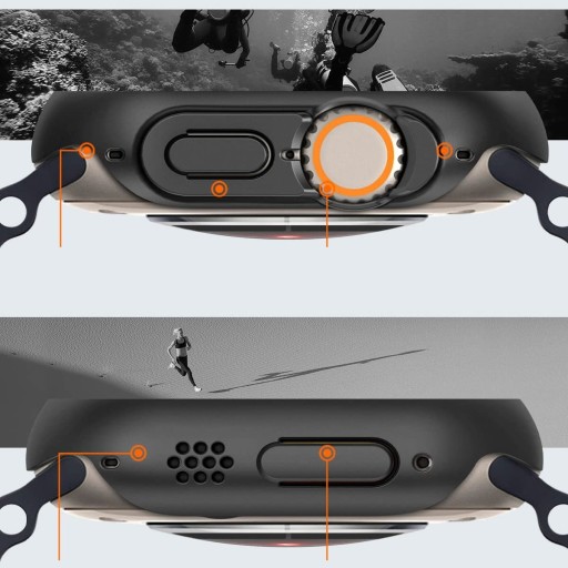 Etui do Apple Watch Ultra 49mm, Spigen Thin Fit, smukłe dopasowane ochronne