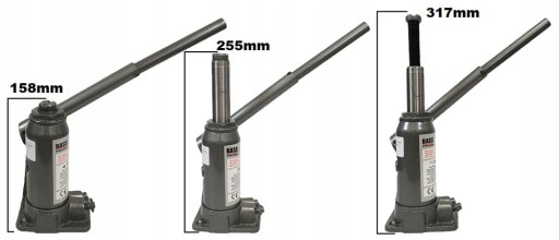 PODNOŚNIK HYDRAULICZNY LEWAREK SAMOCHODOWY 3T BASS