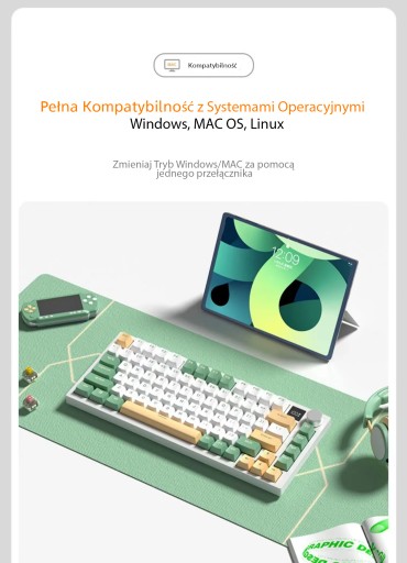 XM58-B 75% RGB Механическая клавиатура с красным переключателем, 3 режима, 2,4G, Фэнтези-фиолетовый