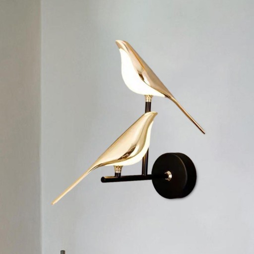 Настенные светильники для спальни Bird Wall 2Birds, 3 цвета света