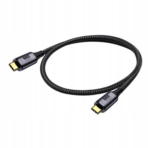 Kabel Thunderbolt 100W USB-C USB 4,0 MEGA MOCNY 40GB 8K 60Hz 1m OPLOT