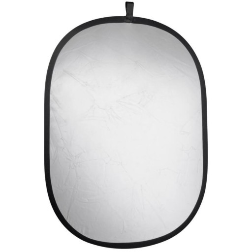 2IN1 Овальная смеси 90x120 см. Золотое серебряное покрытие