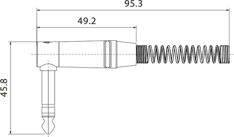 РАЗЪЕМ 6.3 СТЕРЕОУГОЛ ROXTONE RJ3RPP-BG