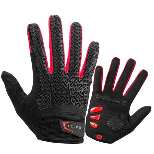 Длинные велосипедные перчатки ROCKBROS S169, XL GEL, поддержка смартфона MTB DH