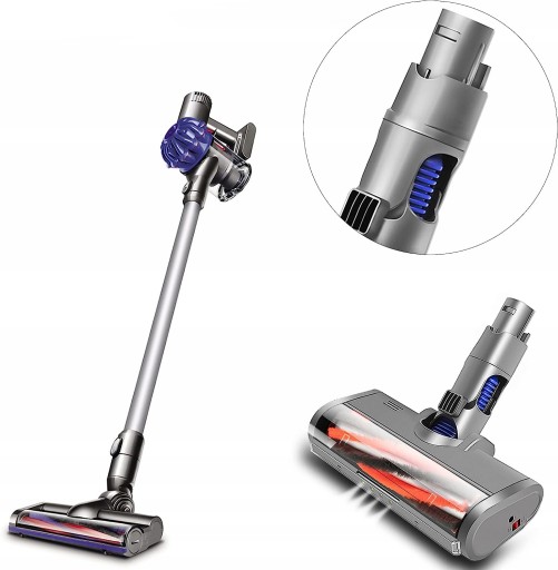 ЗАМЕНА СВЕТОДИОДНЫХ ЩЕТК ТУРБО ДЛЯ DYSON V6 DC58 DC59 DC61 DC62