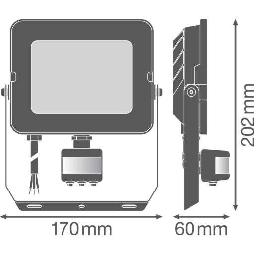 Светодиодный прожектор 50Вт 4000К LEDVANCE MOTION SENSOR