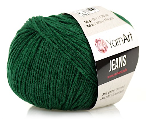 Пряжа Jeans Jeans Jeans - № 92 зеленый