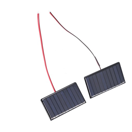 Moduł panelu słonecznego 2szt polysilikonowy mini 68x36mm 0.3W 5V